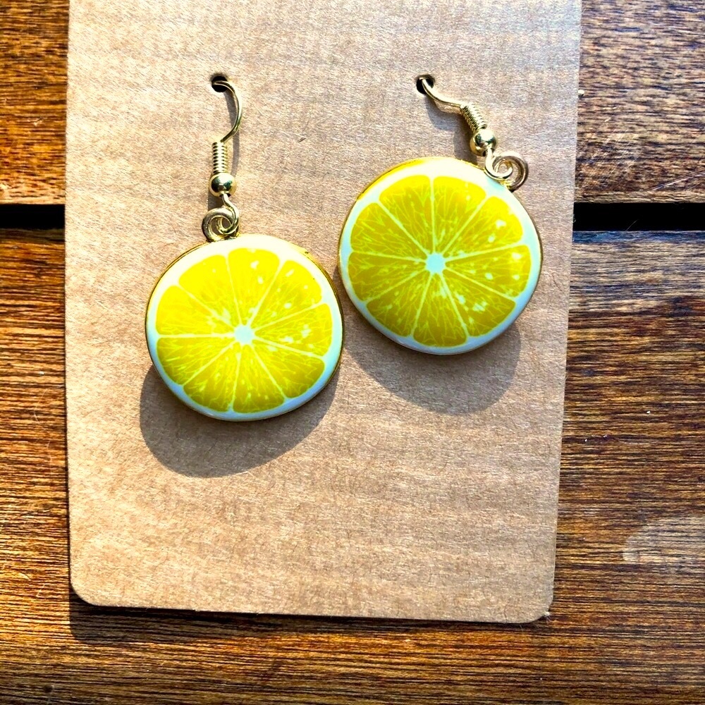 2/$20 🍋Lemon Slice Earrings🍋